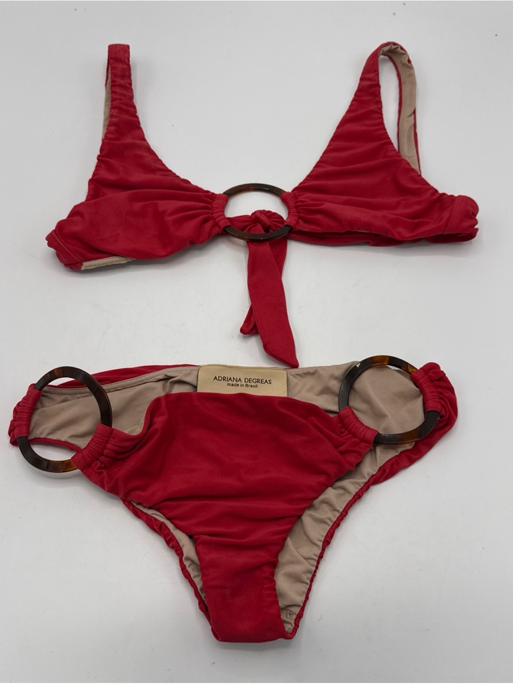 Adriana Degreas Red Bikini Size P/S